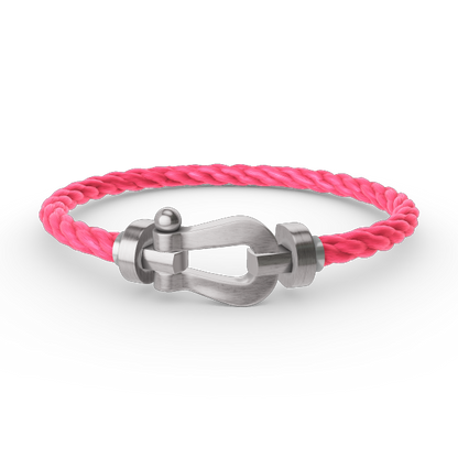 [Lumi Jewelry]FORCE LARGE HORSESHOE NO DIAMOND BRACELET SILVER