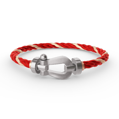 [Lumi Jewelry]FORCE LARGE HORSESHOE NO DIAMOND BRACELET SILVER