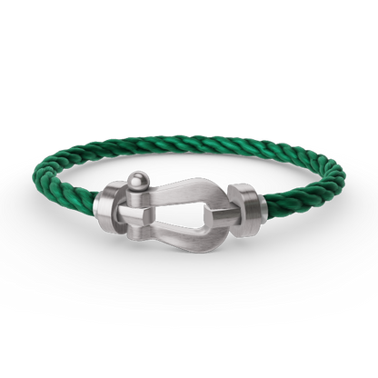 [Lumi Jewelry]FORCE LARGE HORSESHOE NO DIAMOND BRACELET SILVER