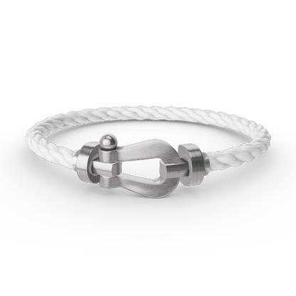 [Lumi Jewelry]FORCE LARGE HORSESHOE NO DIAMOND BRACELET SILVER
