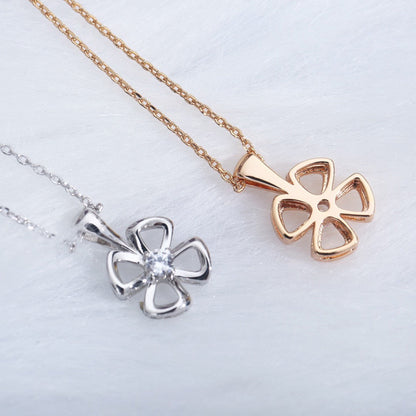 [Lumi Jewelry]FIOREVER NECKLACE DIAMOND CENTER