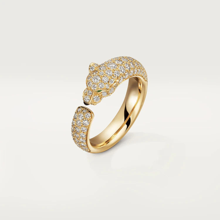 [Lumi Jewelry]PANTHERE PINK GOLD DIAMOND RING