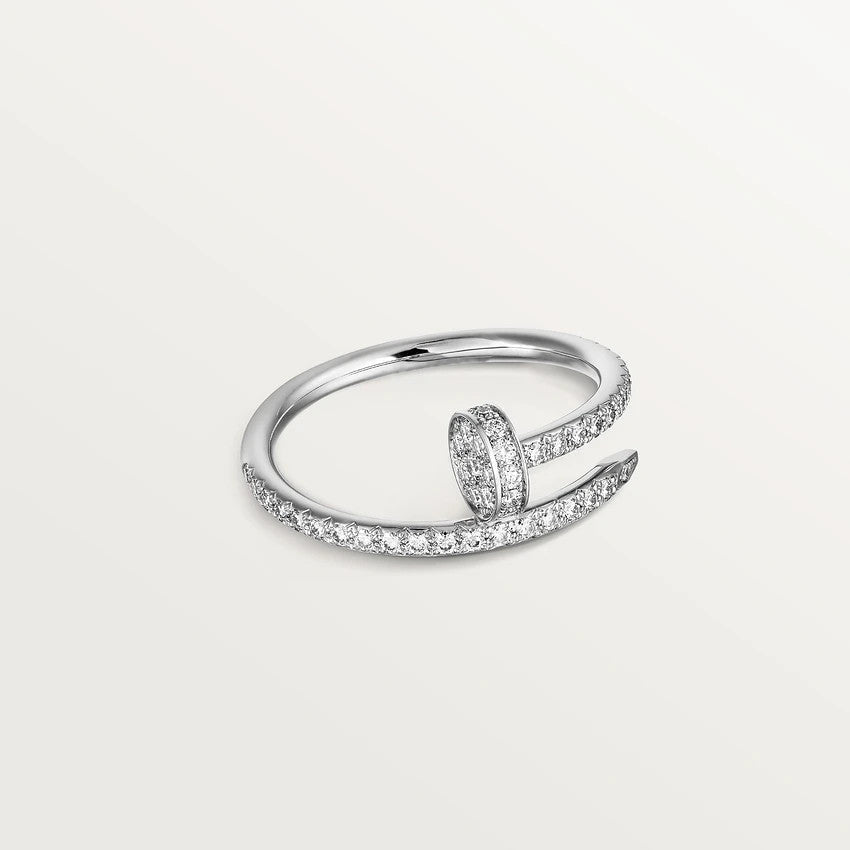 [Lumi Jewelry]JUSTE RING 1.8MM SILVER DIAMONDS