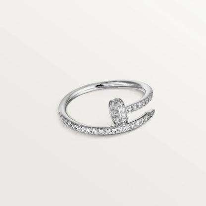[Lumi Jewelry]JUSTE RING 1.8MM SILVER DIAMONDS