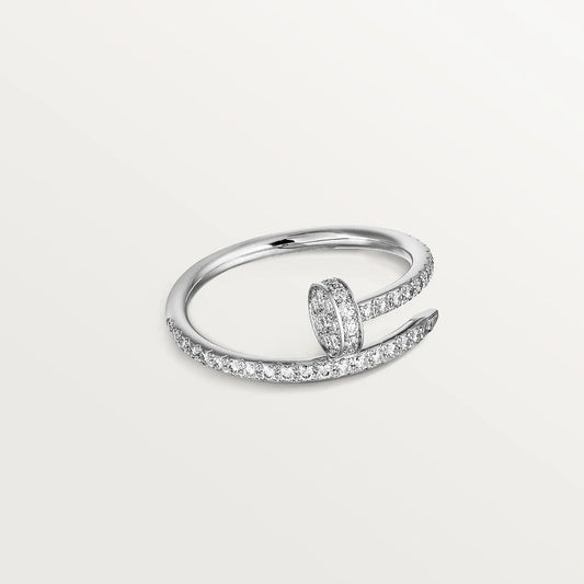 [Lumi Jewelry]JUSTE RING 1.8MM SILVER DIAMONDS